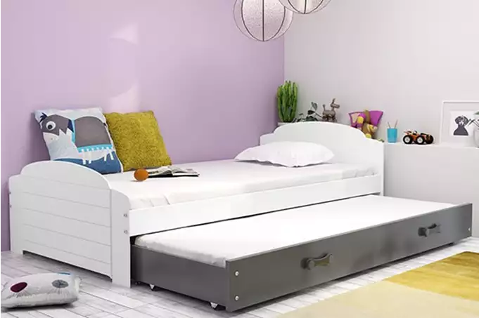 LILI 90X200 желтая краска с рисунком, цвет/графита краса