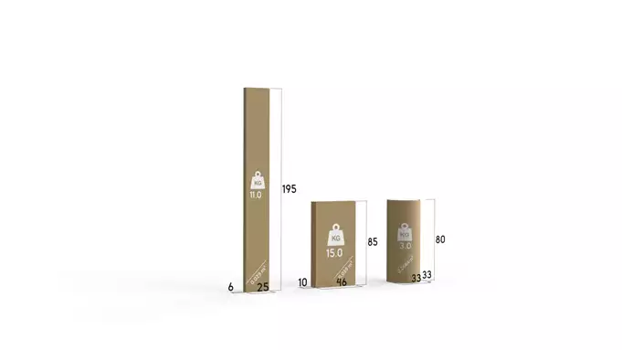 KUBUS vienvietīga jauniešu gulta 80x190 ar matraci, priede — изображение 2