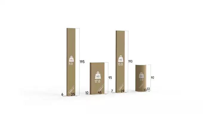 KUBUS vienvietīga jauniešu gulta 90x190 ar matraci un atvilktni, priede/zila — изображение 3