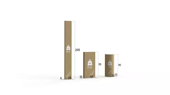 KUBUŚ vienvietīga jauniešu gulta 90x200 ar matraci, priede — изображение 2