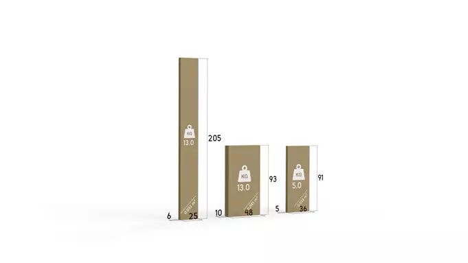 RICO vienvietīgā gulta jauniešiem 90x200, priede/balta — изображение 2