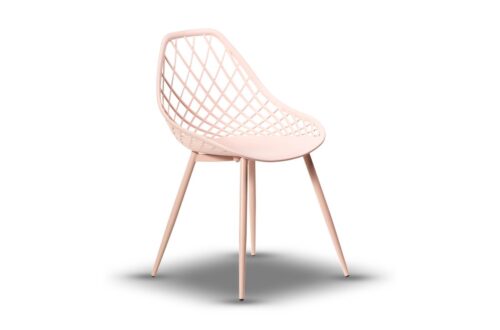 LUGO Pink – MODERNS DEKORATĪVS DĀRZA KRĒSLIS (virtuvei, kafejnīcai, dārzam)