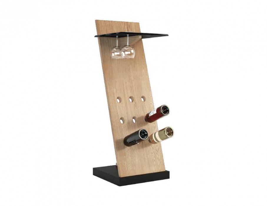 Corino Stand Mebin vīna un glāžu plaukts