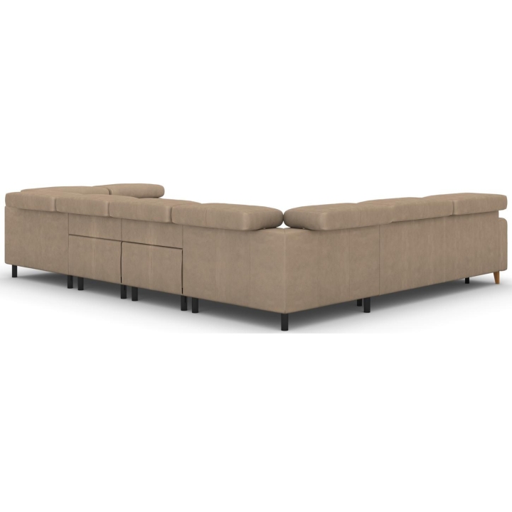 GOYA stūra dīvāns 3F-TE-1.5RF-1.5RF-TE-1.5HT/BK Bydgoskie Meble — изображение 3
