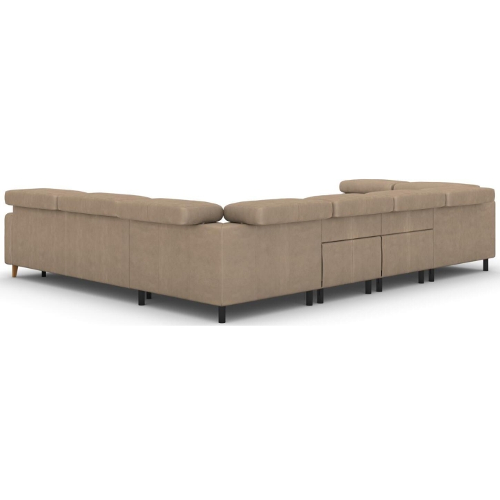 GOYA stūra dīvāns 3F-TE-1.5RF-1.5RF-TE-1.5HT/BK Bydgoskie Meble — изображение 6