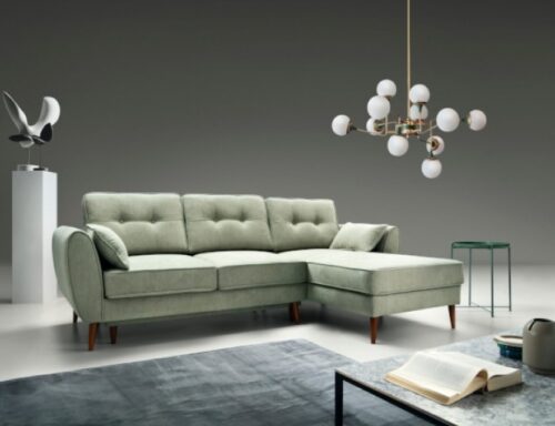 CANDY izvelkamais stūra dīvāns