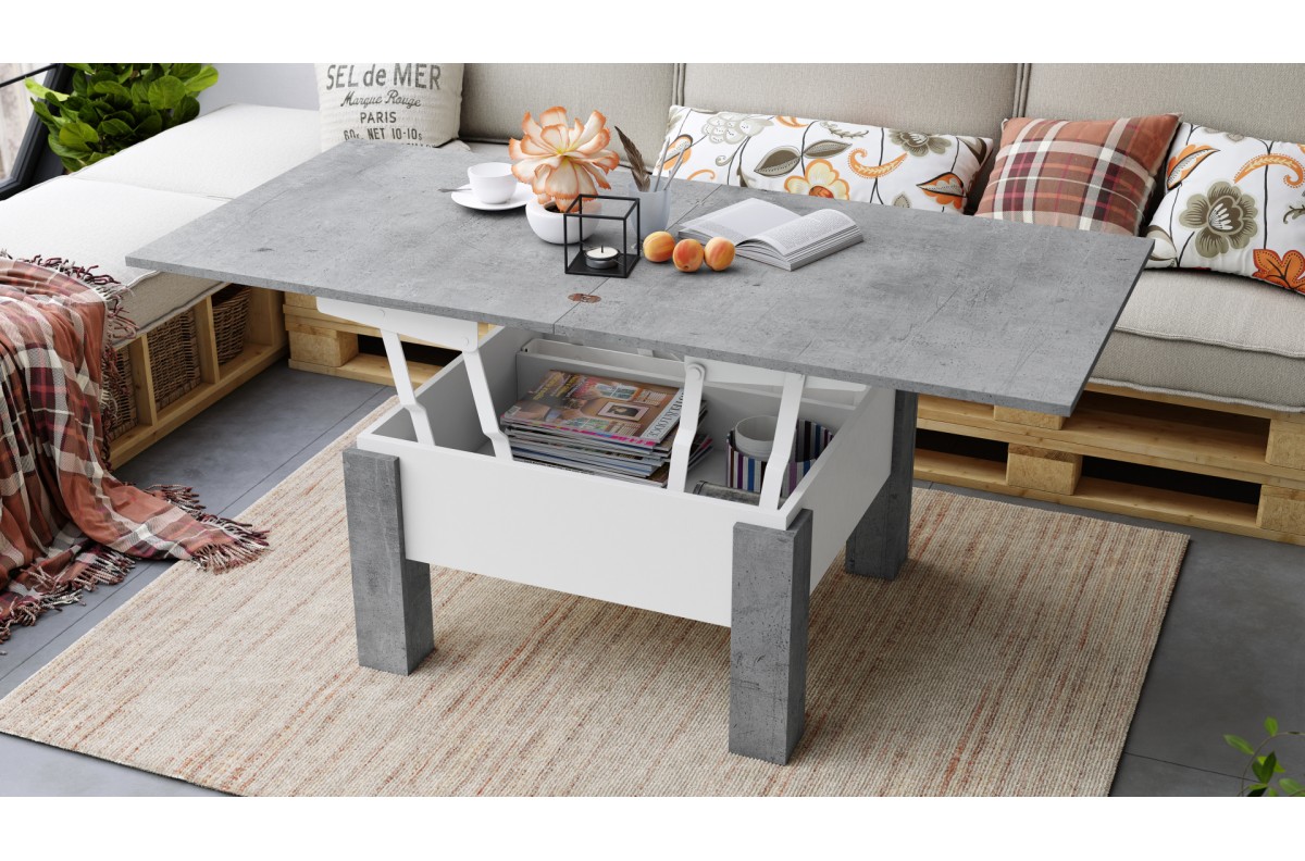 OSLO "Millenium Concrete/White" - SALOKAMA, PACELAMA, GALDA, SOLA, RAKSTS — 4 attēls