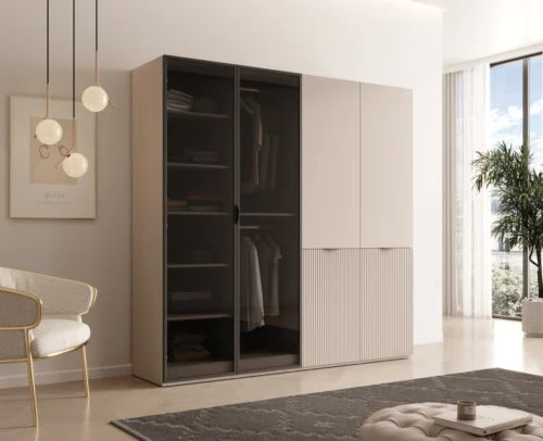 Smilšu kastes Nova skapīši 202 cm kašmirs + antisols – 2 daļas