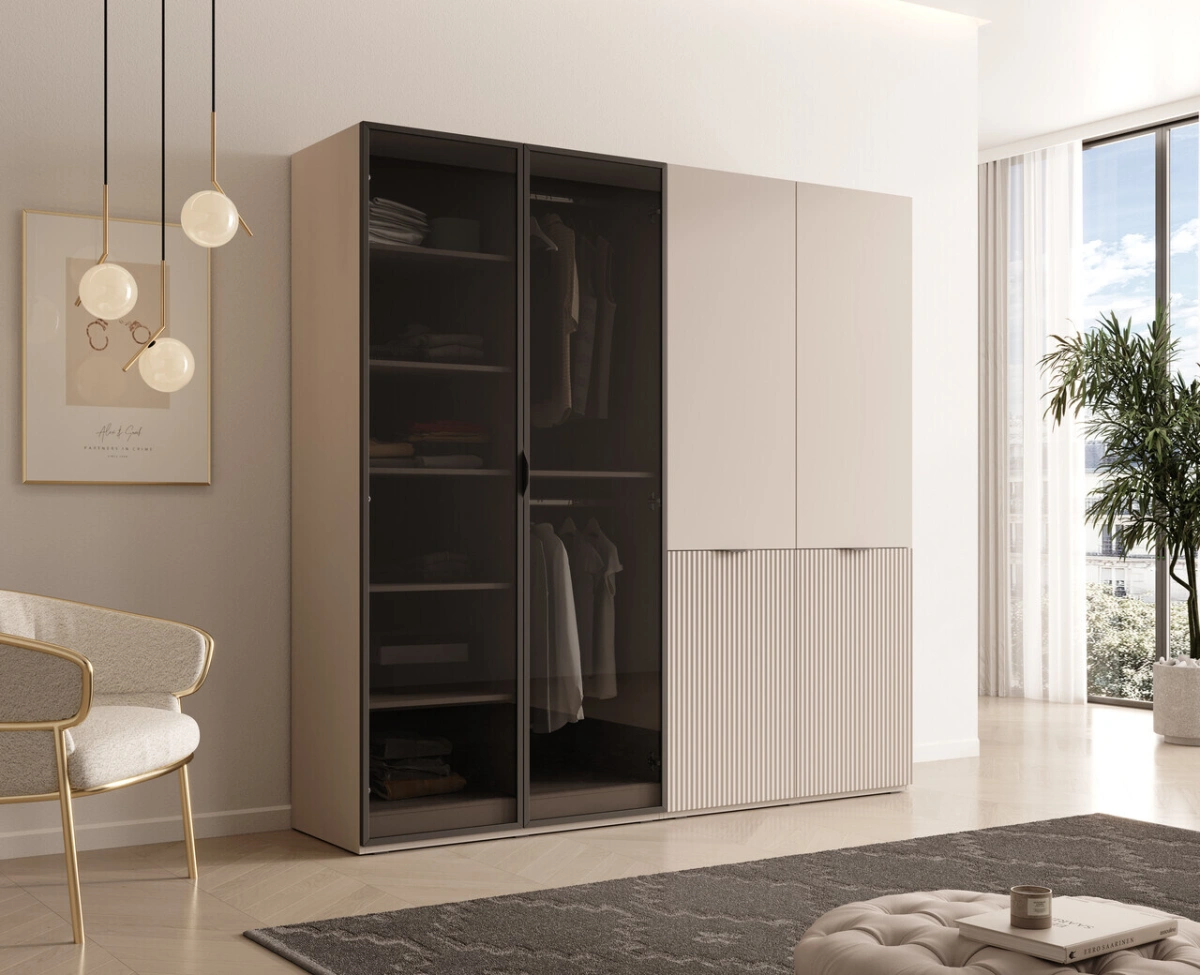 Smilšu kastes Nova skapīši 202 cm kašmirs + antisols - 2 daļas