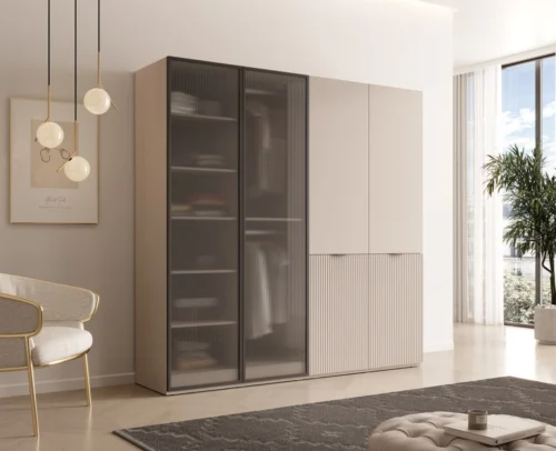Smilšu kastes Nova skapīši 202 cm kašmirs + flautas – 2 daļas