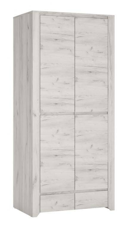 Angel TYP-20 – Skapis 2D-2S ozols balts Craft