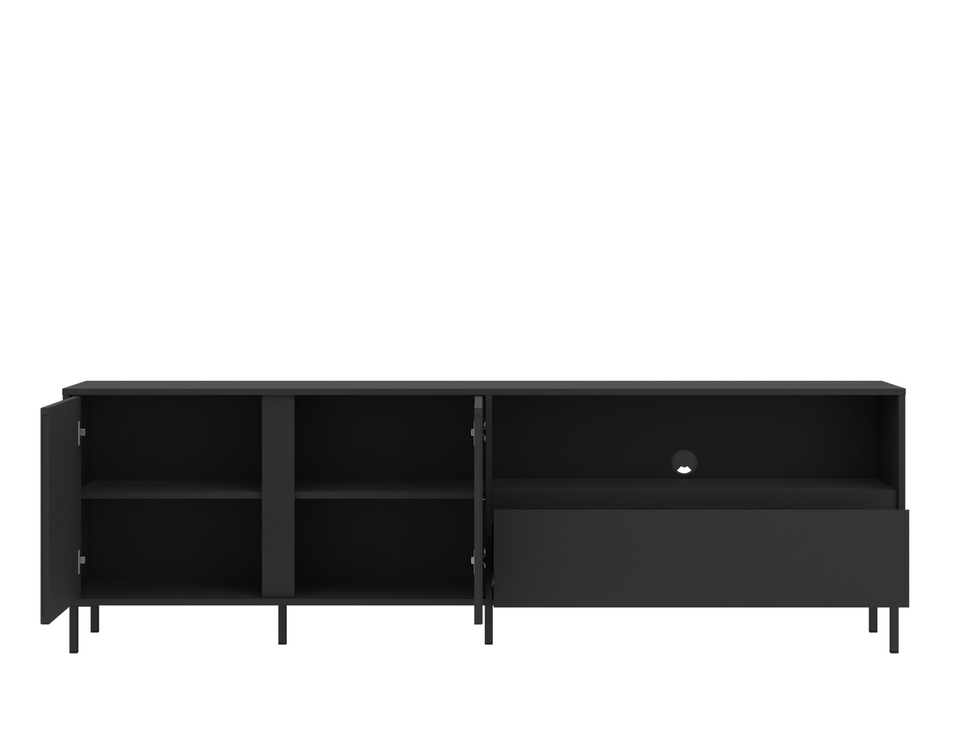 Avenale AVEF03 - TV skapītis 2D1S Antracīta krāsā — 2 attēls