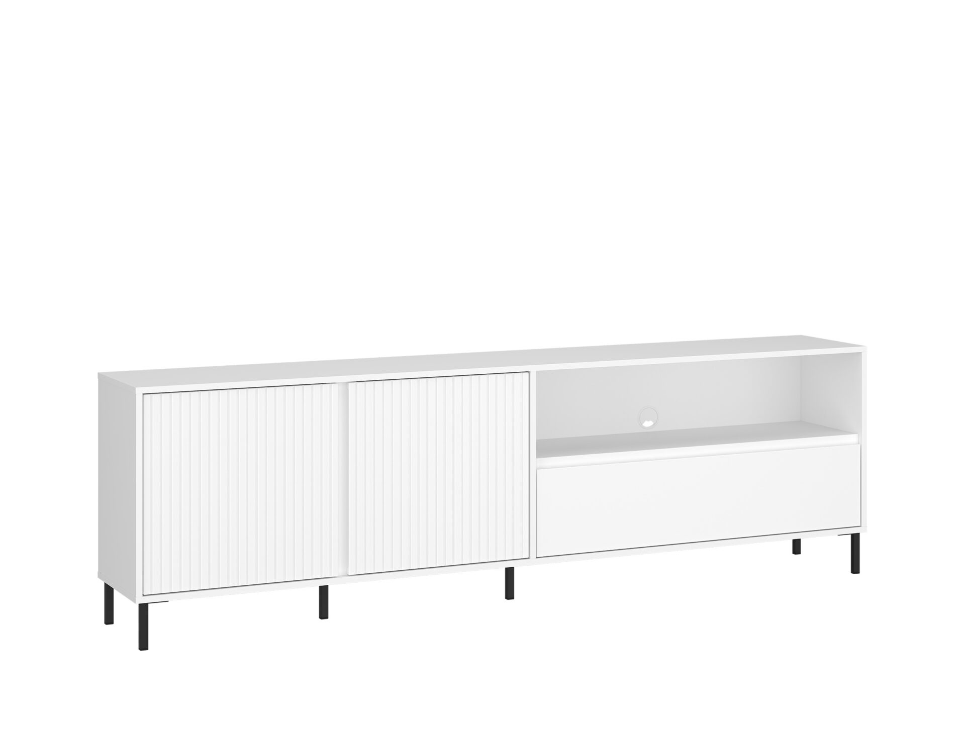 Avenale AVEF03 - TV skapītis 2D1S Alpine white glanced white