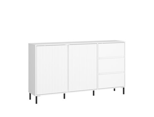 Avenale AVEK01 – Kumode 2D3S Alpu baltā spīdīgā baltā krāsā