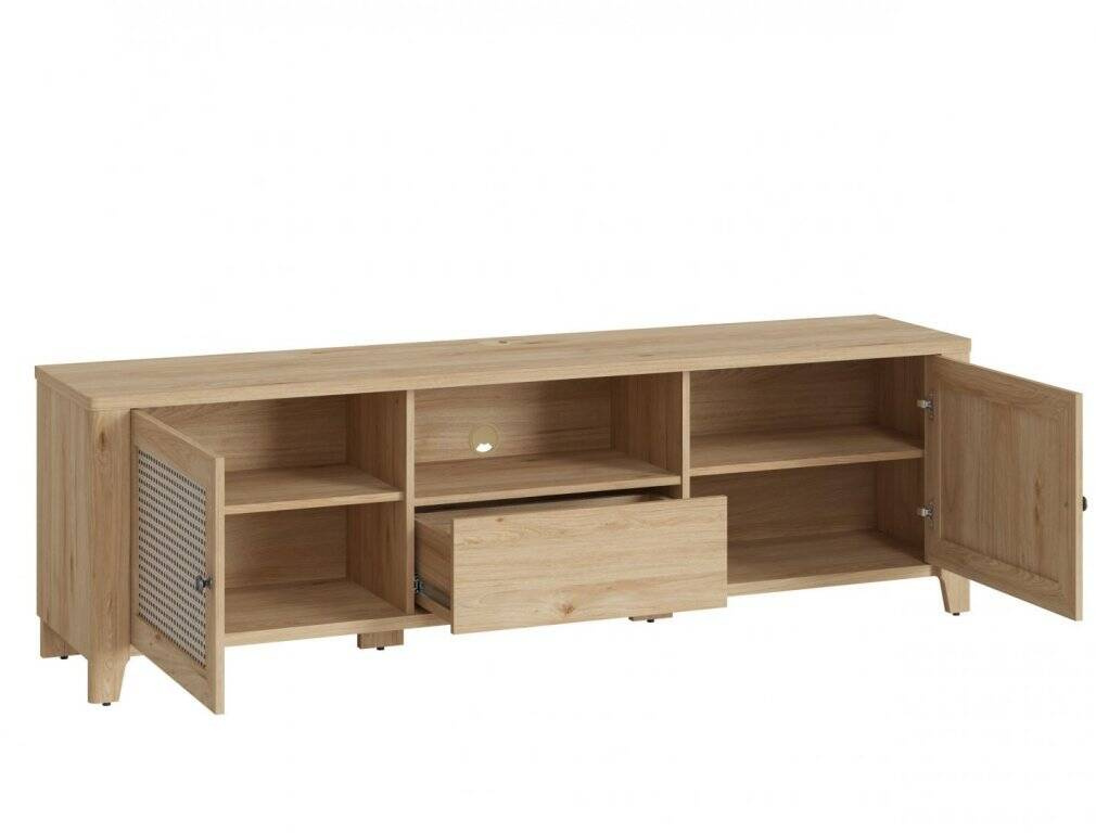 Cestino VNNF03 - TV kumode ar atvilktnēm 2D1S Jackson Hickory/Amadeus — 3 attēls