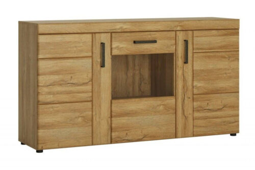 Cortina CNAK03 – kumode ar 3 durvīm, Grandson Oak krāsā