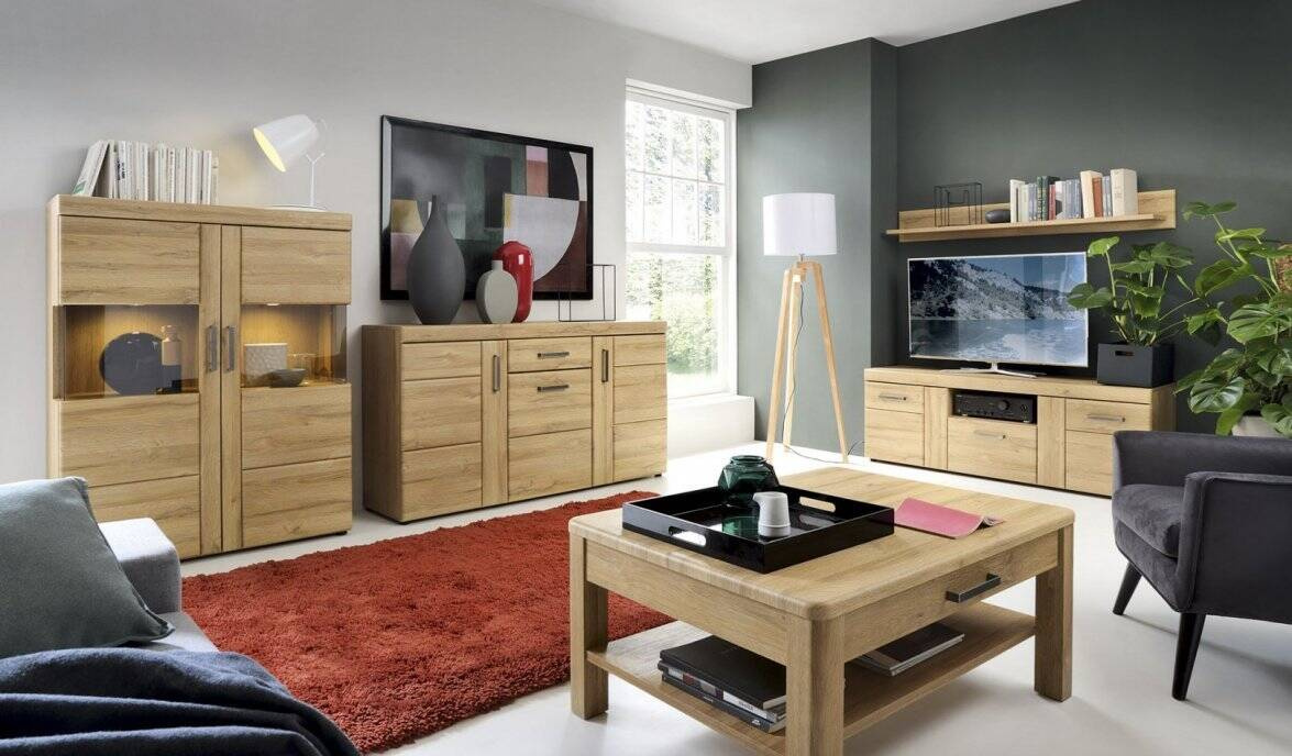 Cortina CNAV02P - Labās puses 1 durvju vitrīna, Grandson Oak — изображение 4