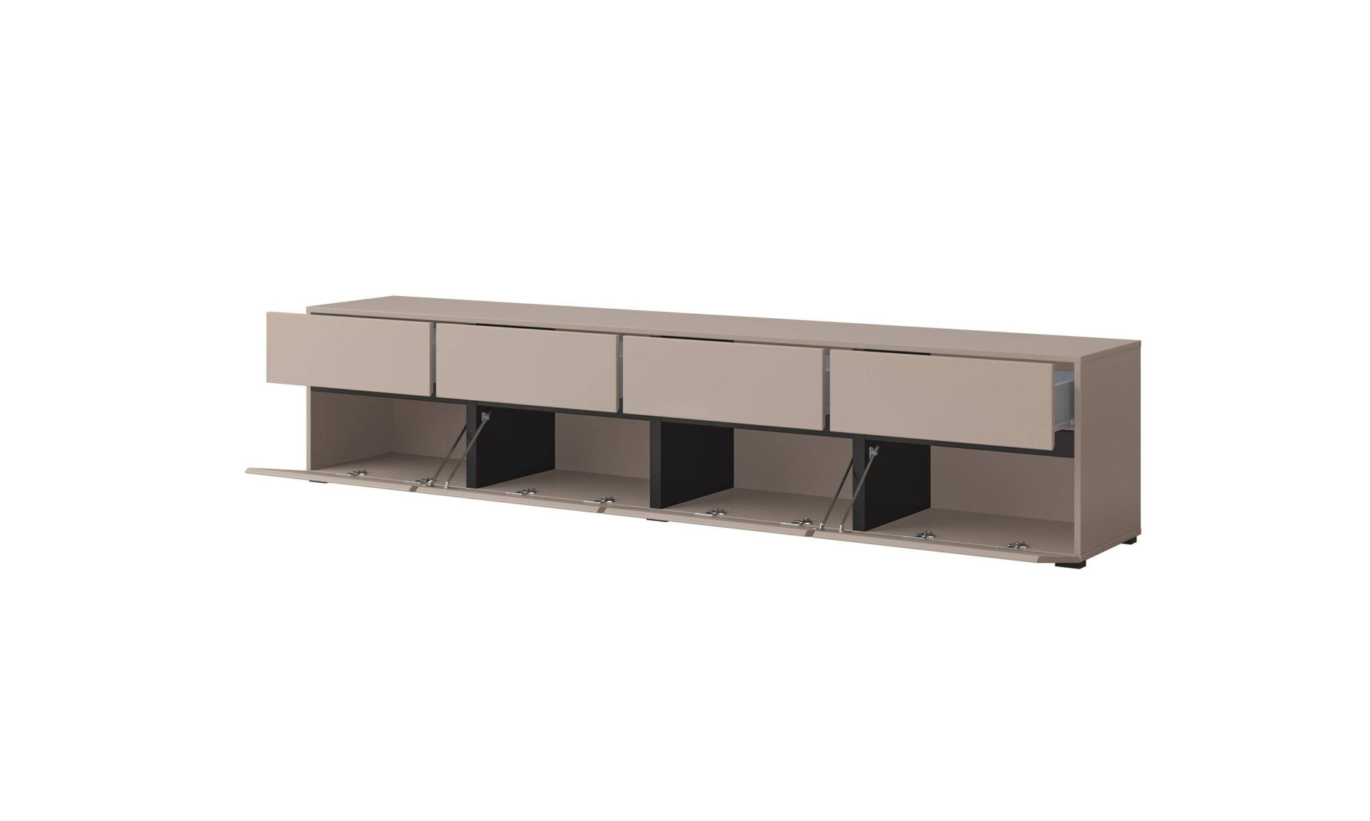 Cross - TV skapītis 4D4S, Kongo melns matēts — изображение 2