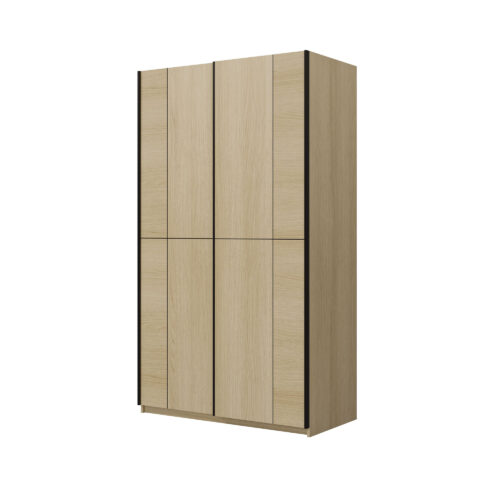CUBE – Skapis ar 2 bīdāmām durvīm, 120 cm, Lindberg ozols