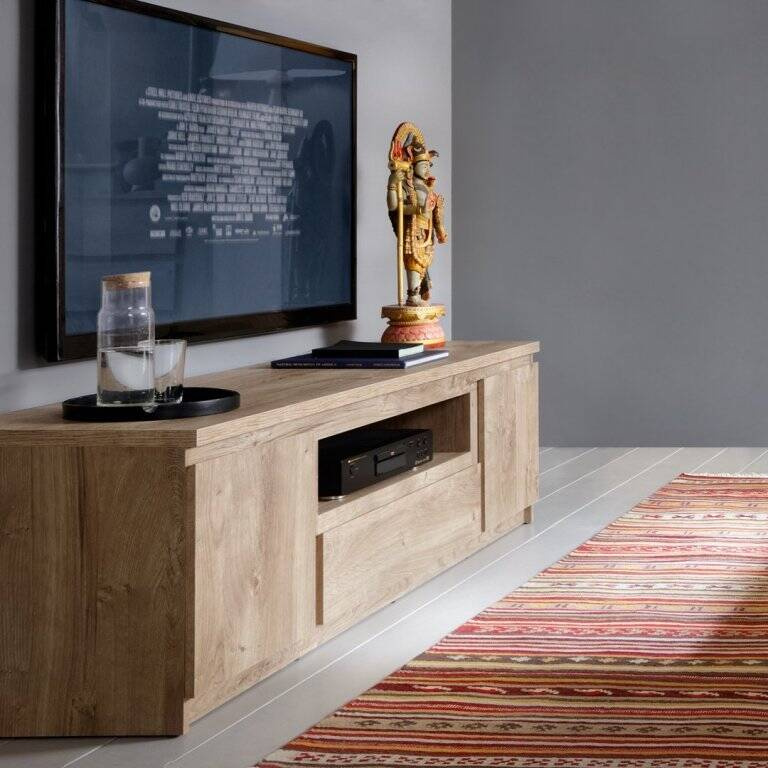 Fribo FRIF01 - TV skapis 2D1S Ribbeck Oak Gold — 4 attēls
