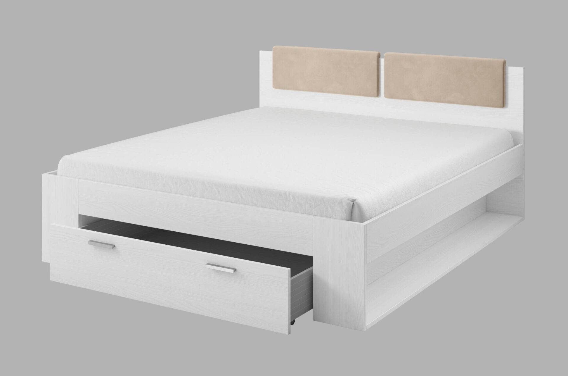 Galaxy gulta, 160/200 cm, ar atvilktni, Abisko Ash — изображение 2