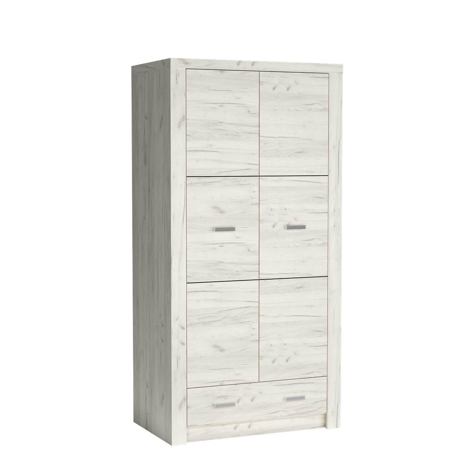 INDIANAPOLIS-1 - Skapis 2D1S Kraft White
