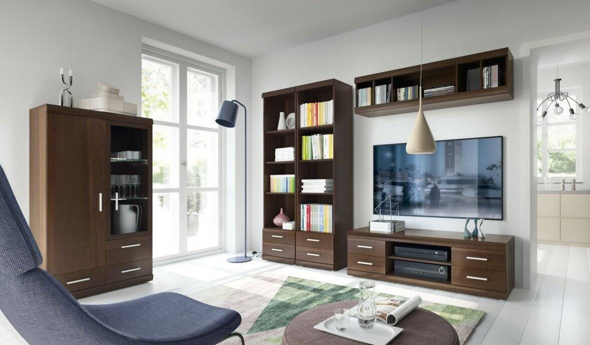Imperial TYPE 51 - 4S TV skapītis, valrieksta krāsā — изображение 3