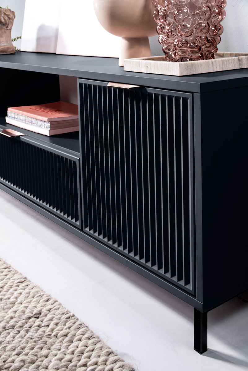 LINKaSTYLES-4 - 2D1S Indigo TV skapītis — 5 attēls