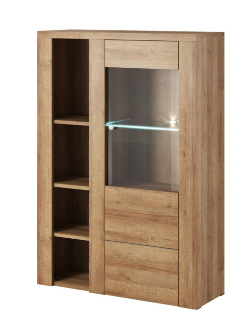 Larona augsta kumode ar vienām durvīm, Riviera Oak