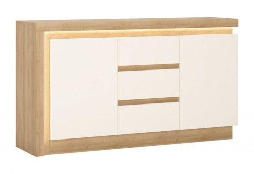 Lyon LYOK01 – Kumode 2D3S Riviera Oak gaišs/balts