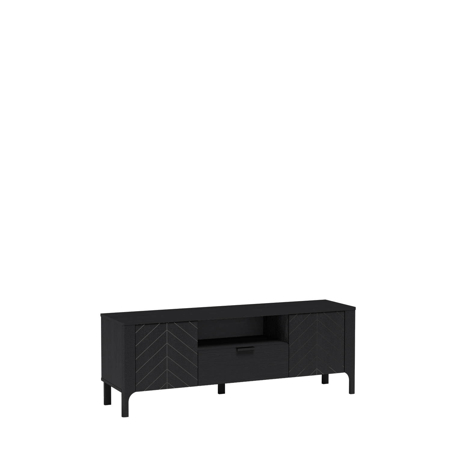 MALUMI-5 - TV skapis 2D1S Black Painflow