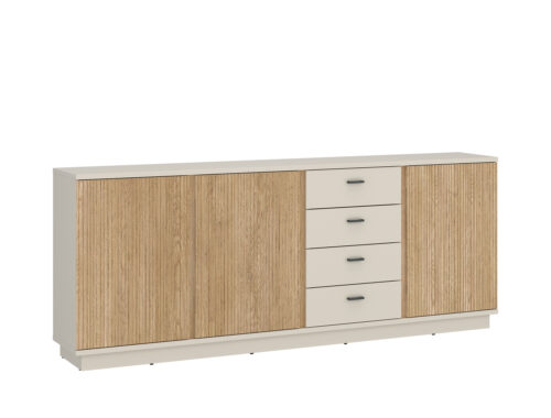 Mosano LUSK103 – kumode 3D4S Kašmiras ozols Cremona