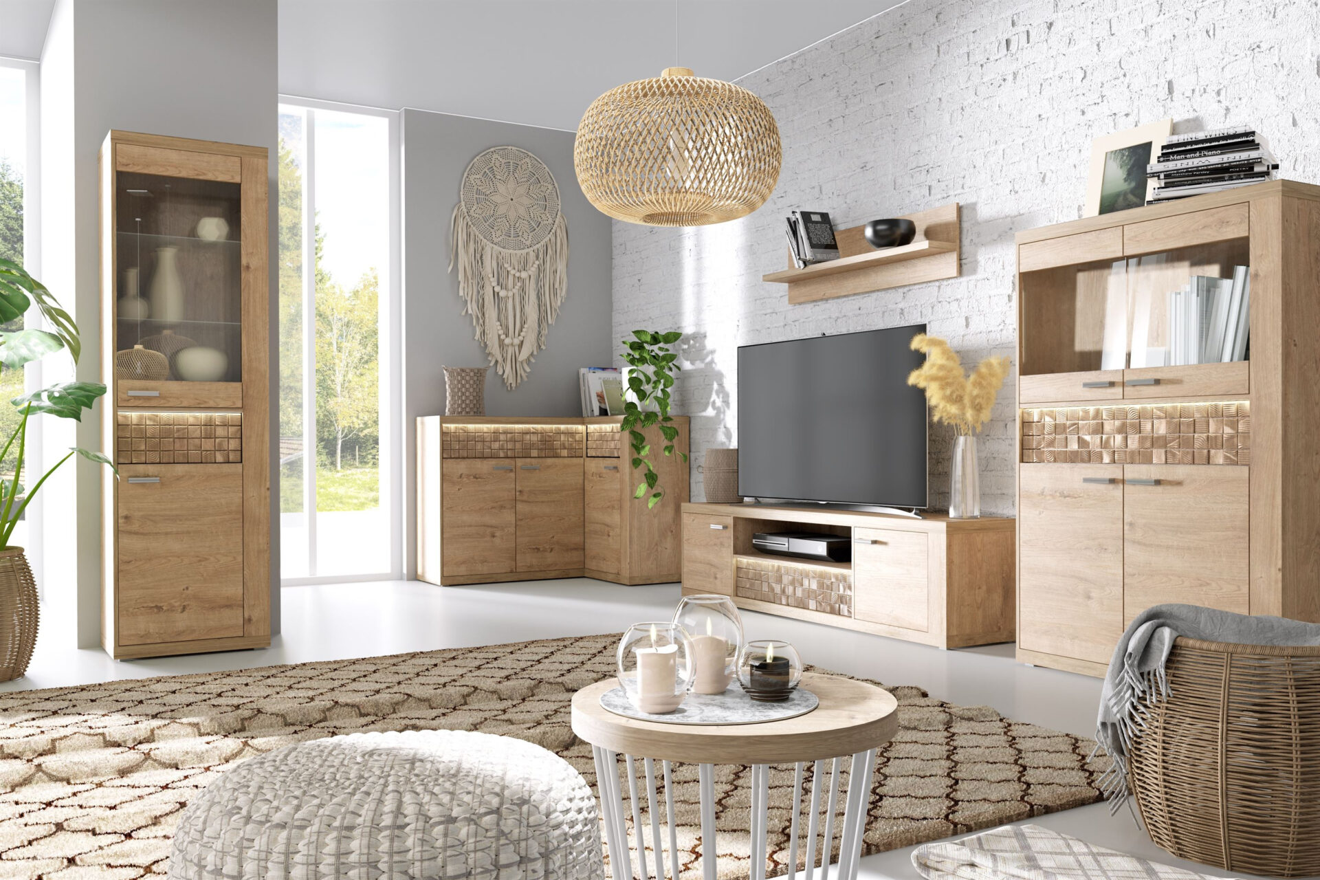 NATURAL-16 - Ribbeck rakstāmgalds ar 4 atvilktnēm — изображение 5