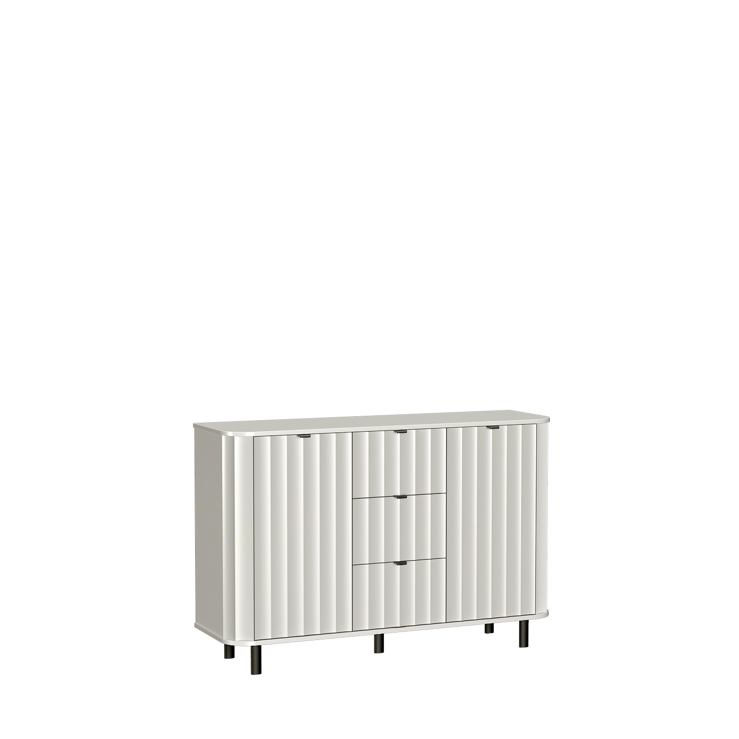 NOVADO-1 - Kumode 2D3S Alpu baltā krāsā