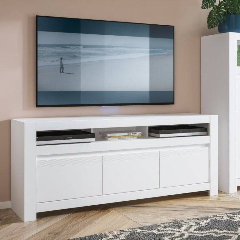 Novi NVIF01 - TV skapītis 2D1S balts — изображение 3