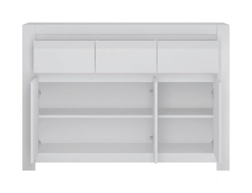 Novi NVIK04 - Kumode 3D3S balta — 2 attēls