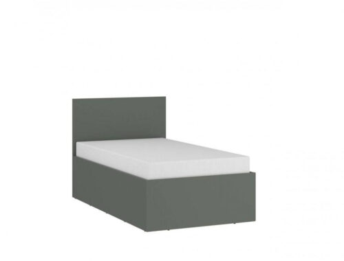 Pozzi POZZ01 – Gulta 90×200 cm, pelēkzaļa/piekrastes ozols