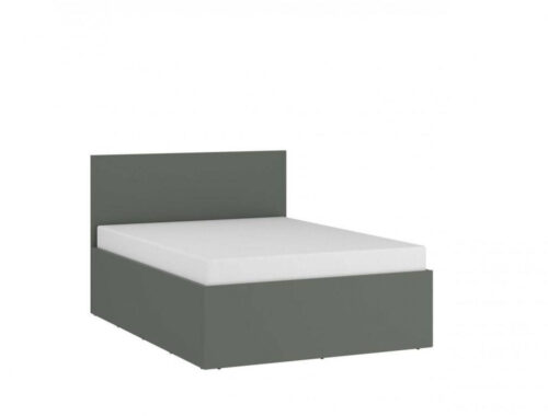 Pozzi POZZ02 – Gulta 120×200 cm, pelēkzaļa/piekrastes ozols