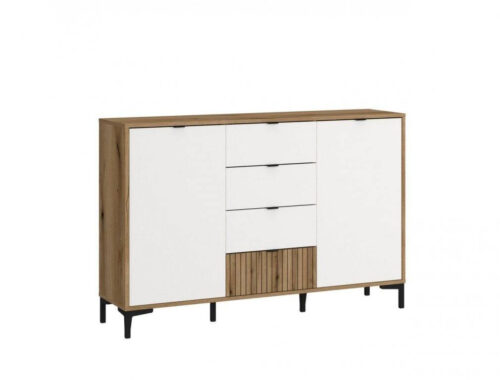 Ricko RIKK05 – 2D4S kumode, balta/ozols, Coast Evoke