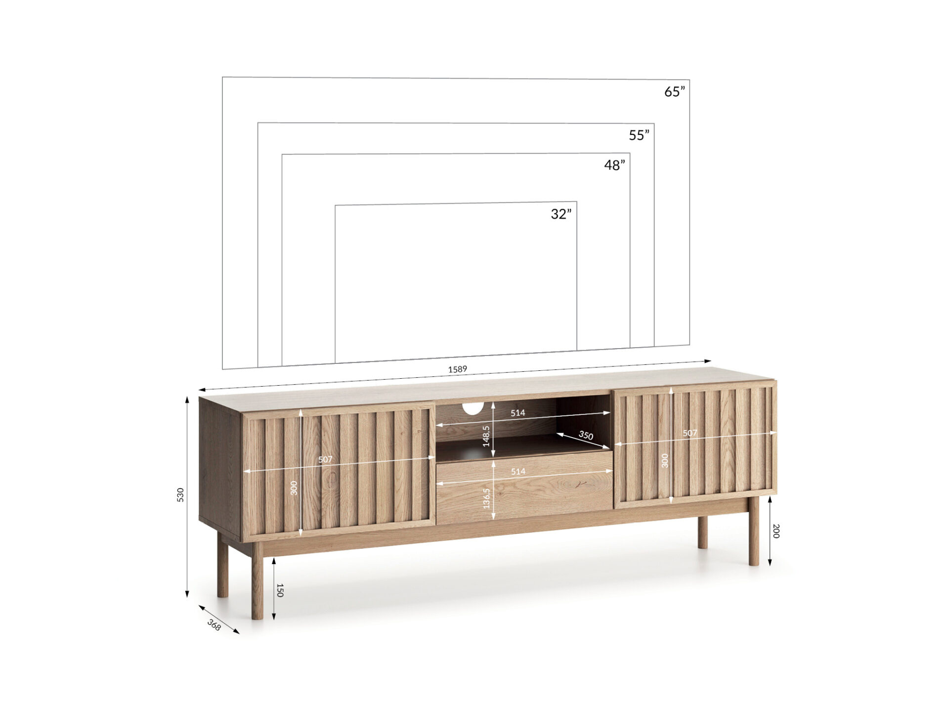Saori RTV - RTV kumode 2D1S Kremona — изображение 3