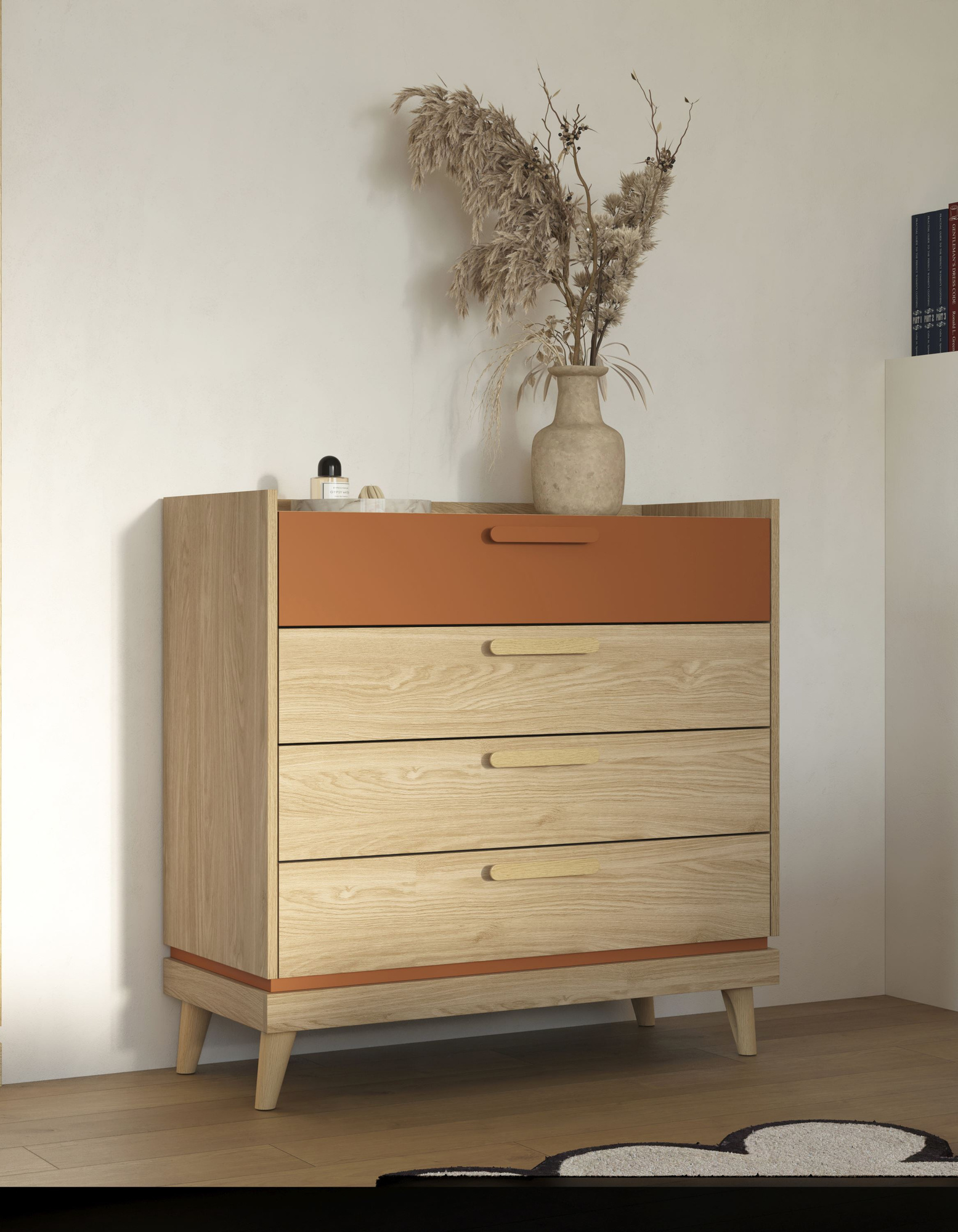 Scandi - 4S kumode, eļļots ozolkoka ķieģeļu apdare — изображение 6