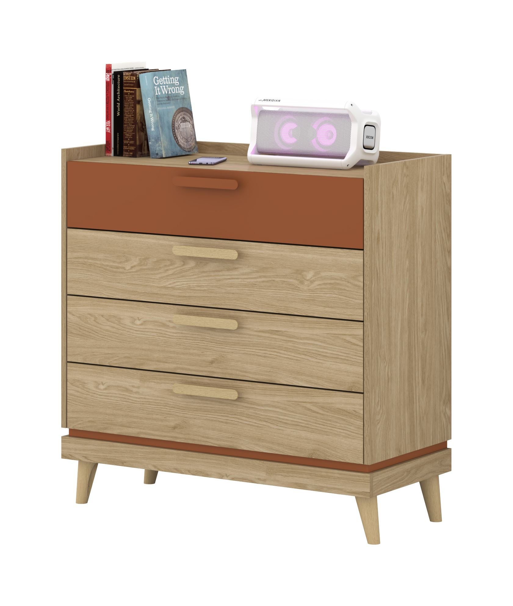 Scandi - 4S kumode, eļļots ozolkoka ķieģeļu apdare — изображение 5