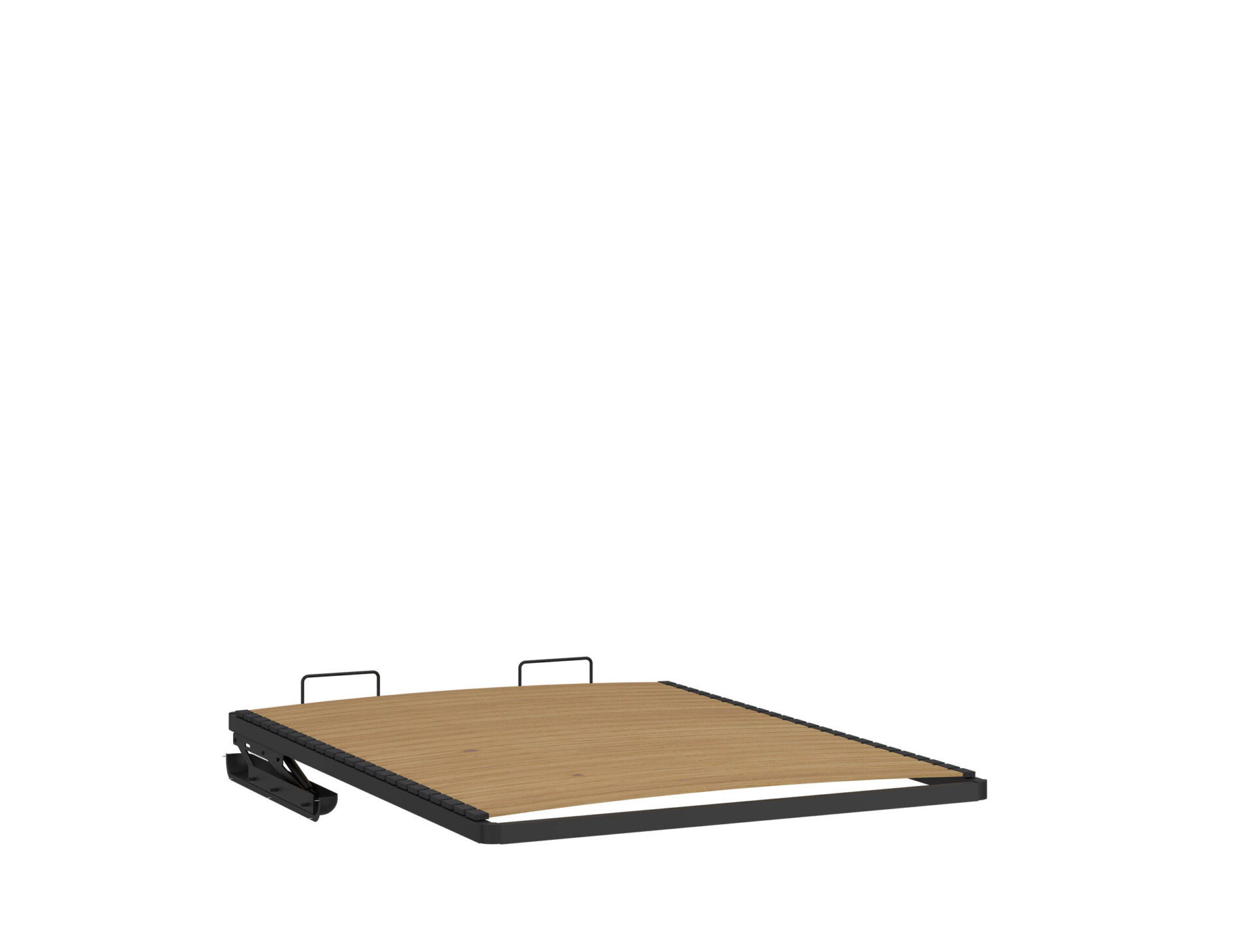 Metāla paaugstināta gultas rāmis, tips MWSD06, 120x200 cm — 2 attēls