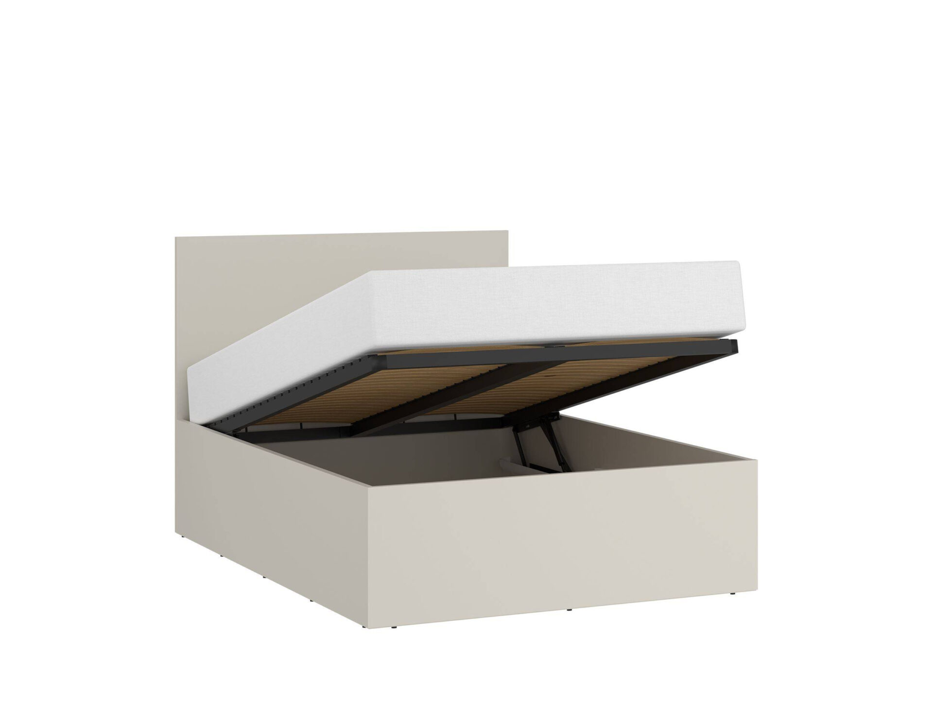 Metāla paaugstināta gultas rāmis, tips MWSD06, 120x200 cm — 3 attēls