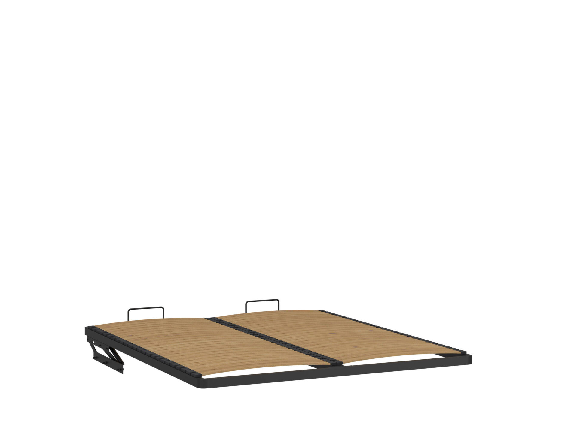 Metāla paaugstināta gultas rāmis, tips MWSD08, 160x200 cm — 2 attēls