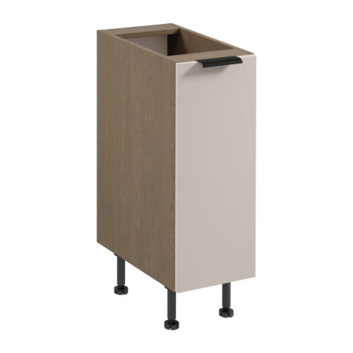 Virtuves pamatnes skapītis 1D Sorento D30 P/L Baltic Storm Beige Matte