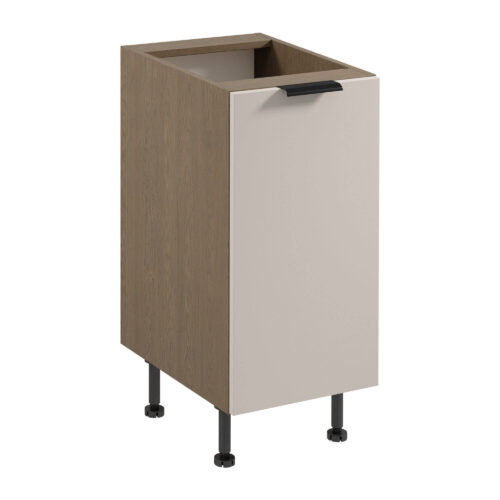 Virtuves pamatnes skapītis 1D Sorento D40 P/L Baltic Storm Beige Matte