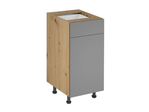 Virtuves pamatskapītis 1D1S D40S1 P/L PUSH OPEN Langen Beige