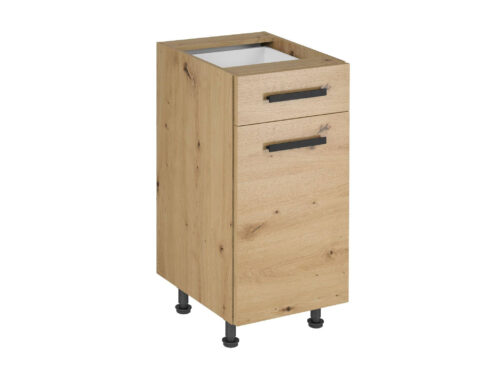 Apakšējais virtuves skapītis 1D1S D40S1 P/L Klasiskais rokturis Langen Artisan