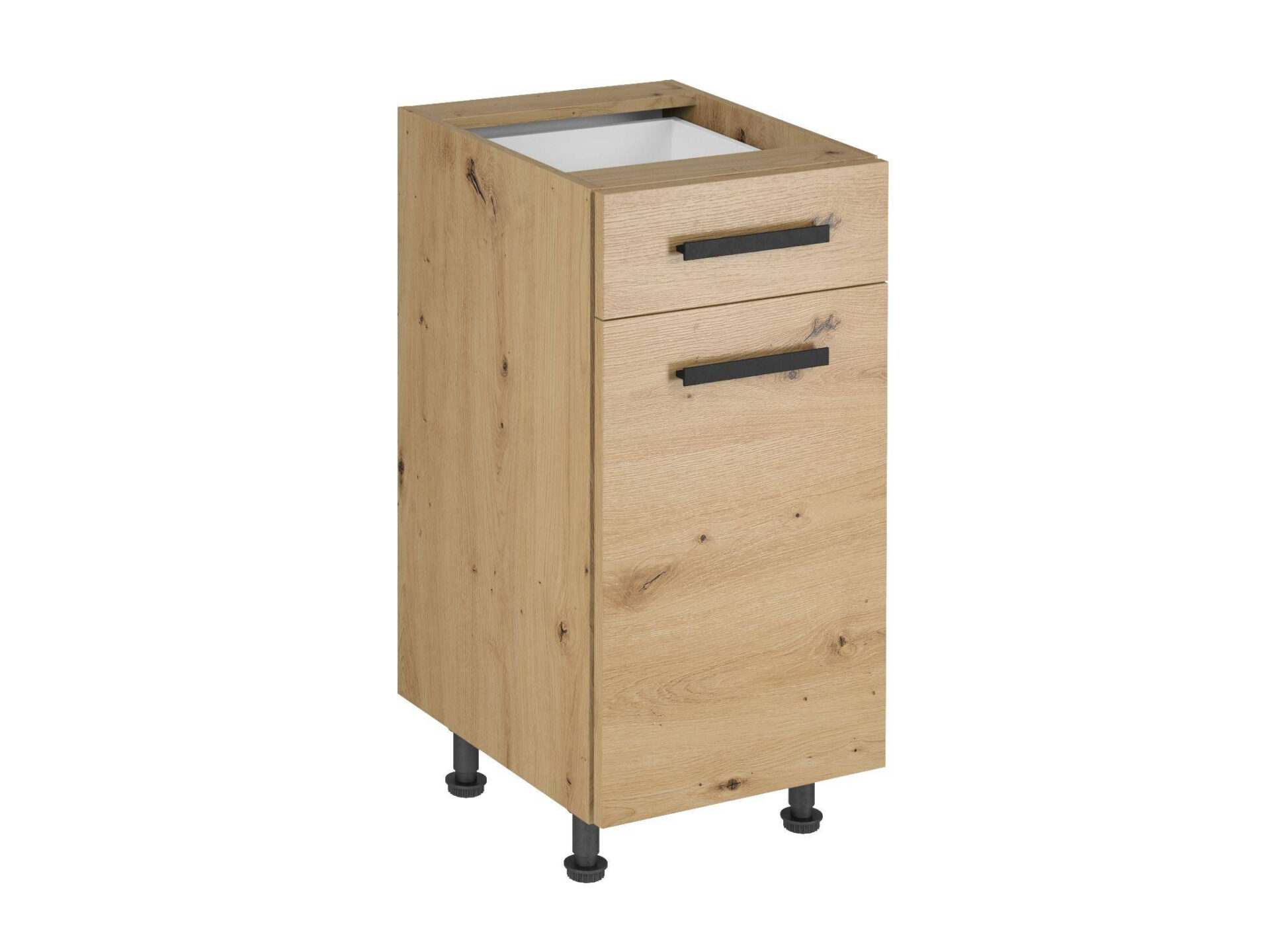 Apakšējais virtuves skapītis 1D1S D40S1 P/L Klasiskais rokturis Langen Artisan
